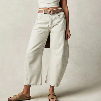 Jean Détente Femme Comfortable et Élégant