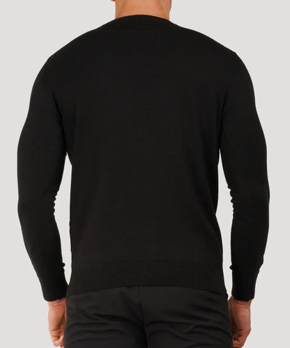 Pull Fin Maille Col Roulé Élégant Slim Fit
