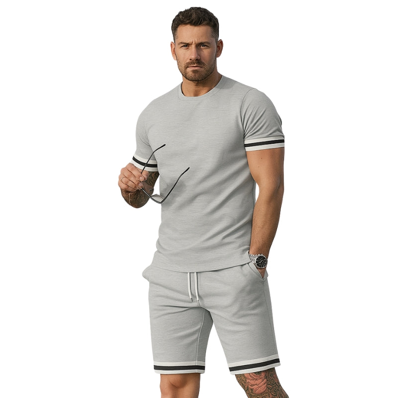 Tenue Sport Relaxante Homme T-shirt et Short de Sport