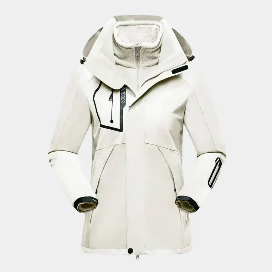 Manteau Hiver Femme Élégant avec Capuche