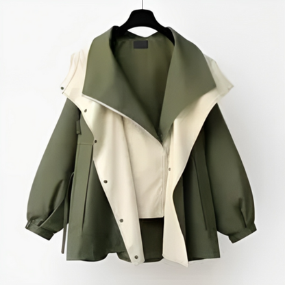 Veste de pluie féminine légère et étanche