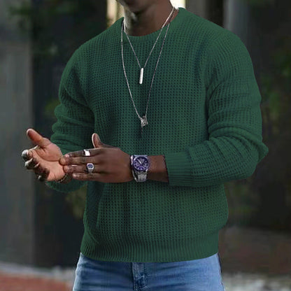 Pull Homme Classique Manches Longues Coton