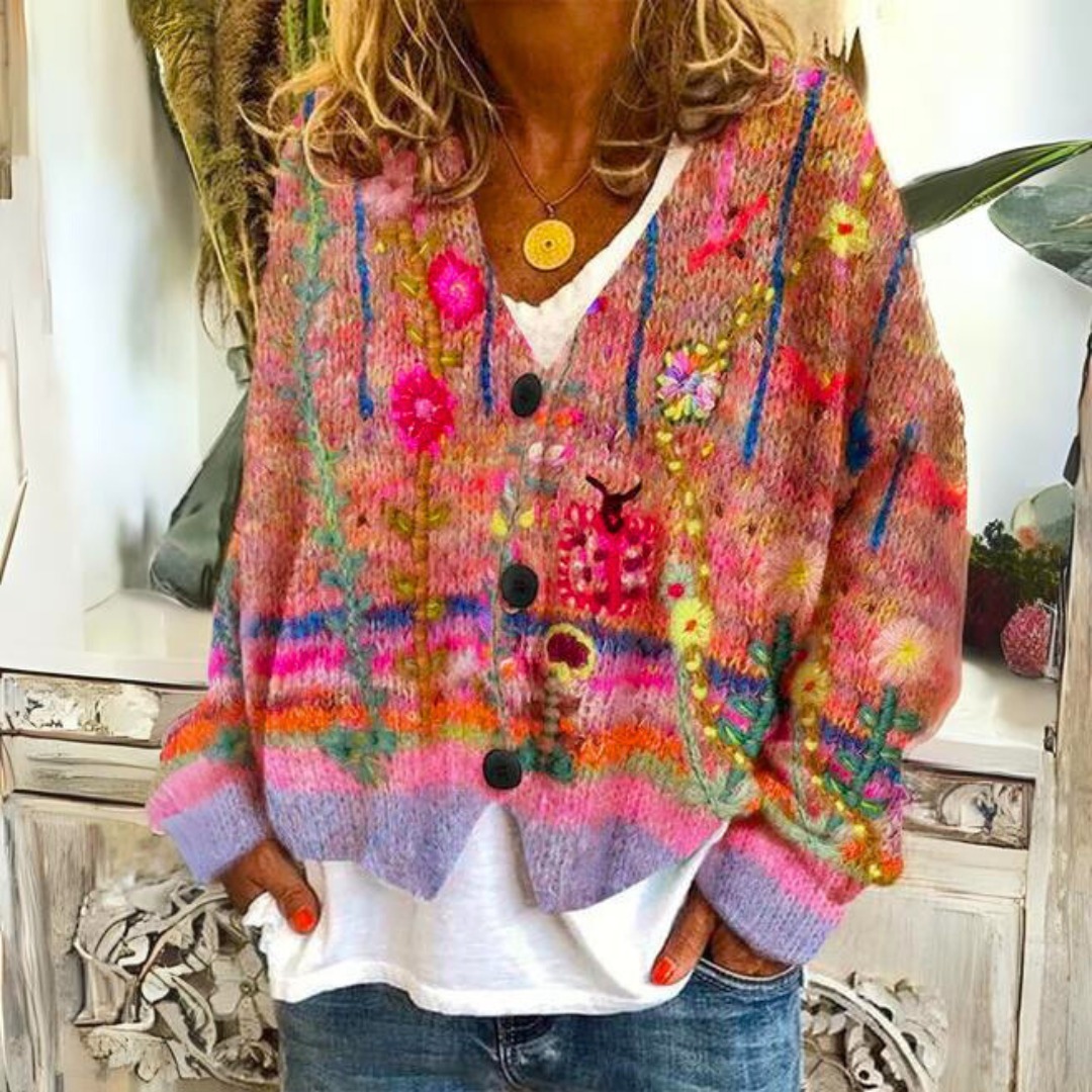 Gilet Femme Élégant en Mohair Doux et Chaud