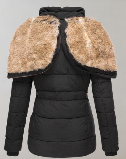 Manteau Femme Hiver Épais et Confortable avec Doublure Chaude - PanierRoyale