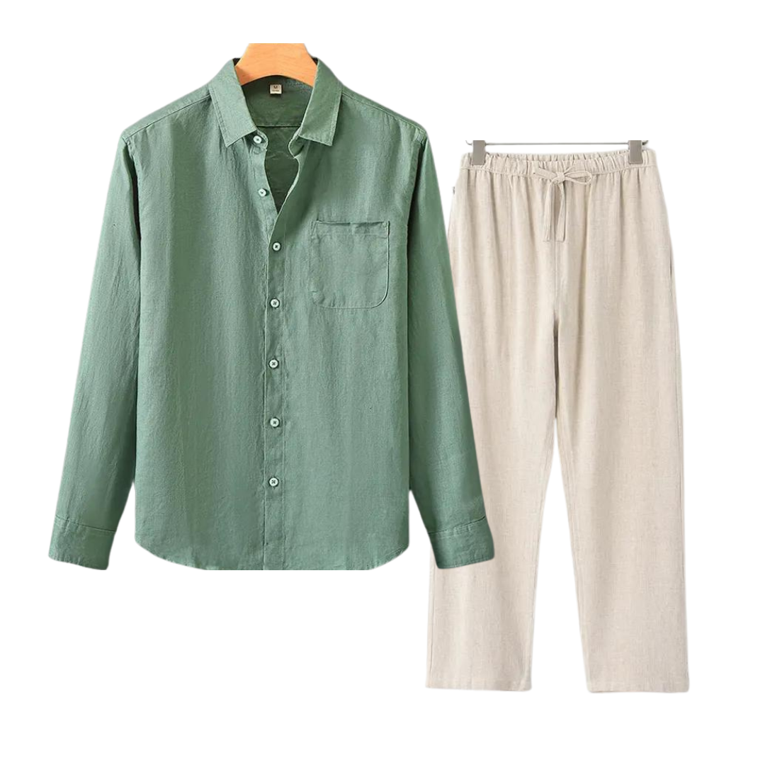Costume Lin Homme Élégant et Classique