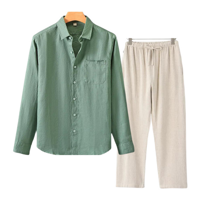 Costume Lin Homme Élégant et Classique