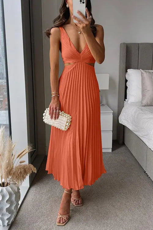 Kesley | Elegant Plissee-Kleid Zendoo.de
