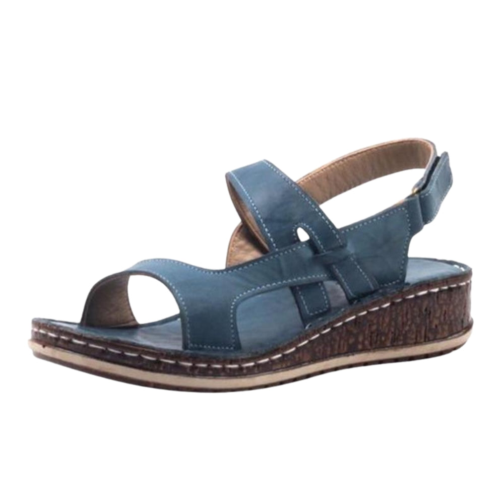 Sandales Femmes Talons Plats Réglables et Confortables