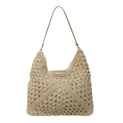 Sac à Main Tressé Élégant Triangle