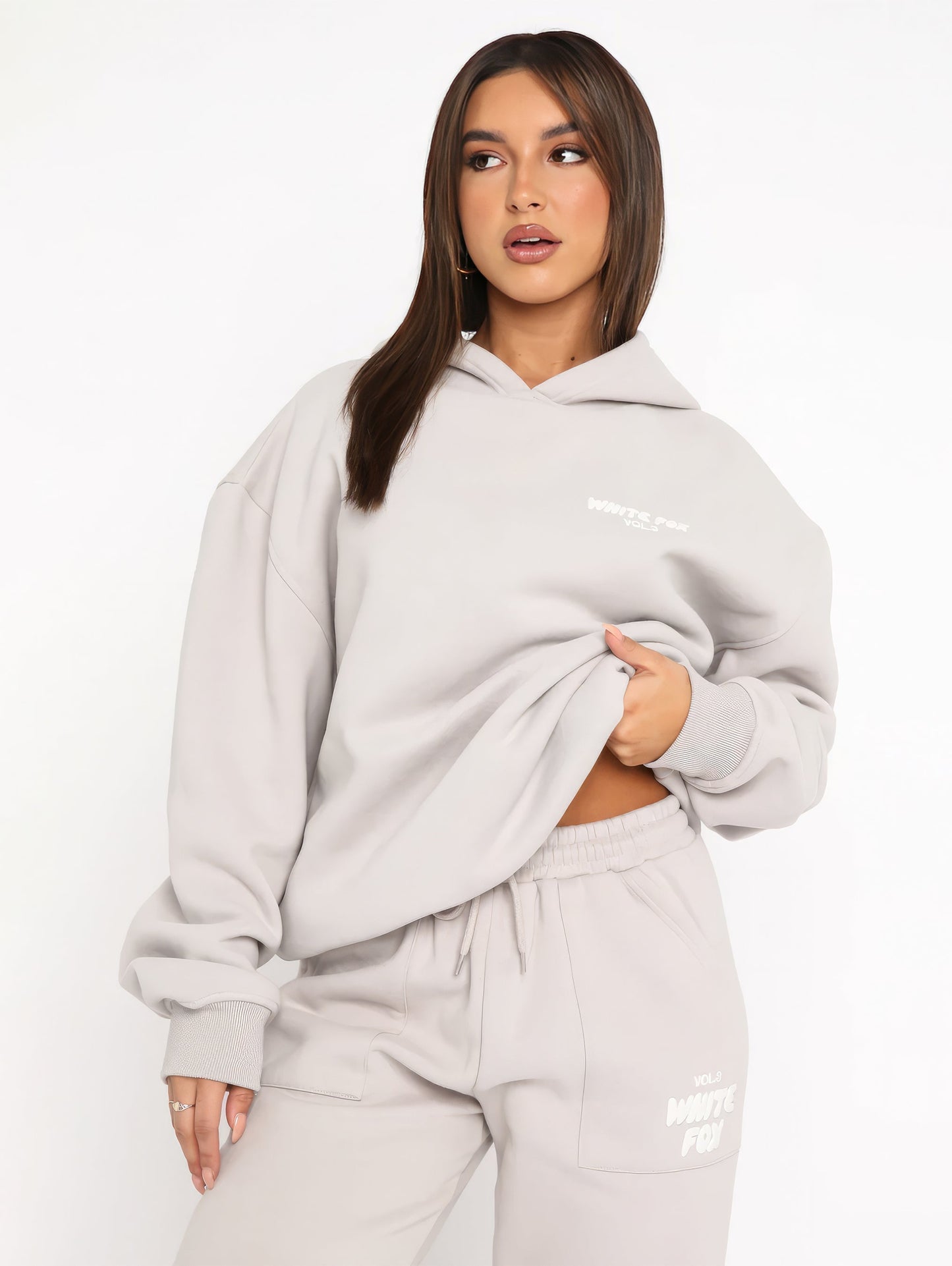 Ensemble Jogging Femme Coton Oversize Sweat à Capuche Pantalon