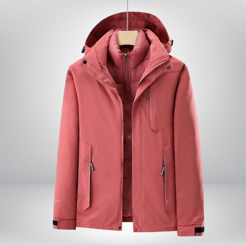 Parka Femme Hiver 3 en 1 Imperméable