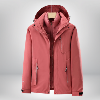 Parka Femme Hiver 3 en 1 Imperméable