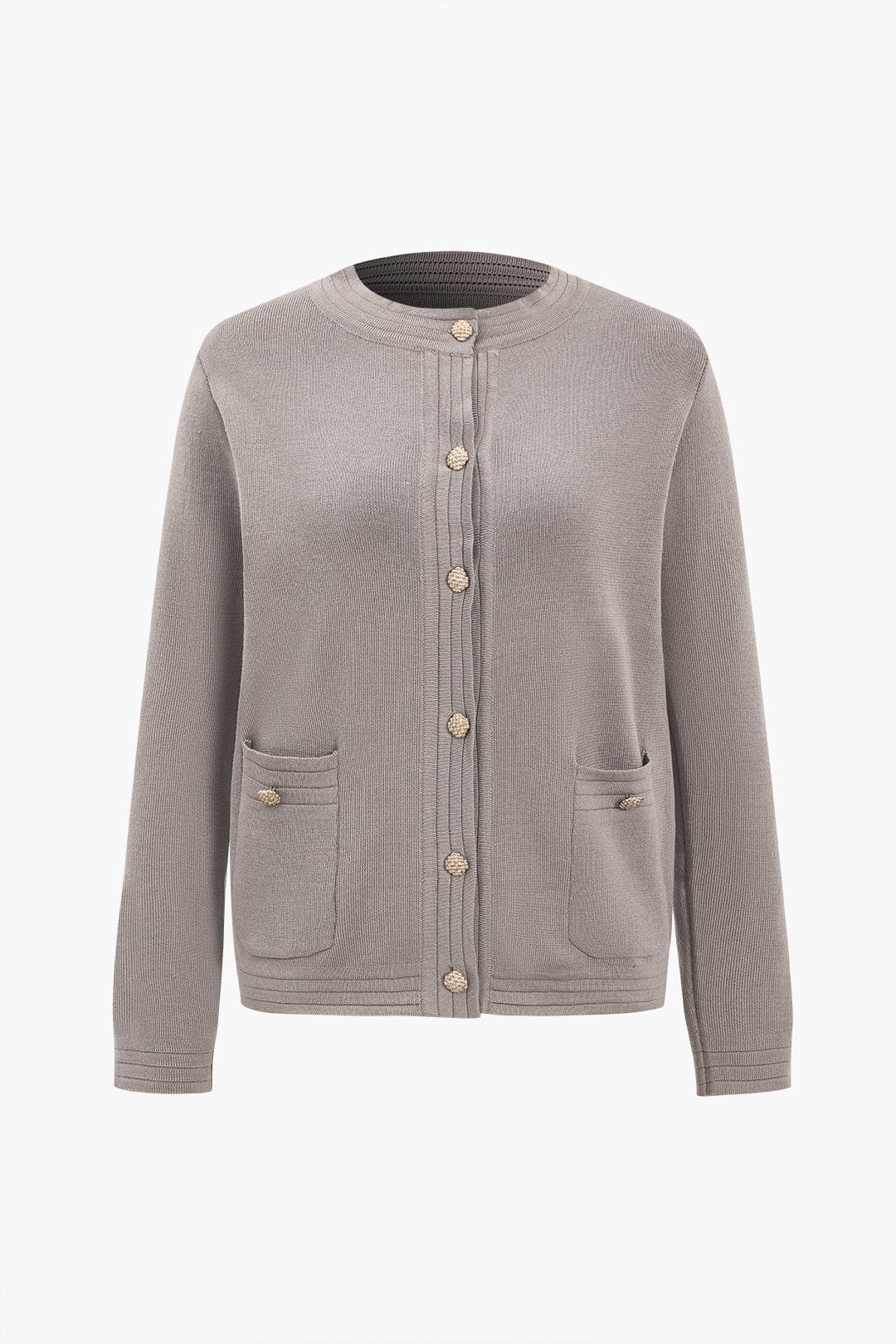 Cardigan et Pantalon Large pour Femme Ensemble Décontracté