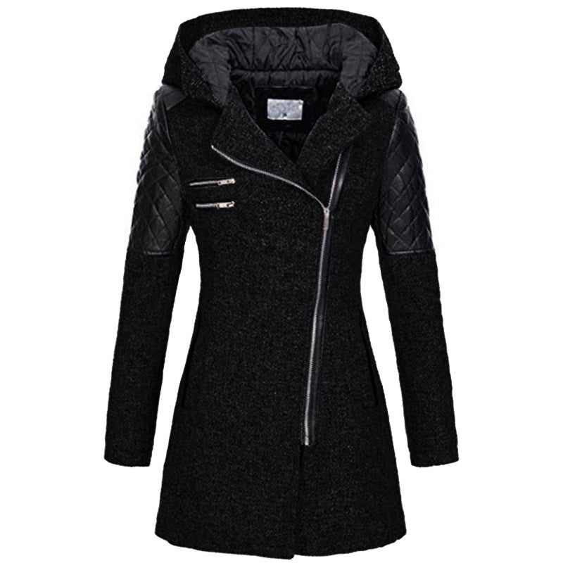 Manteau Été ? Non, c'est un manteau hiver, on garde hiver : Manteau Hiver Élégant avec Capuchon - PanierRoyale