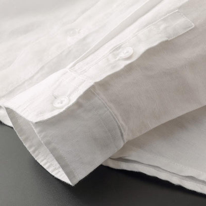 Chemise Homme Décontractée à Manches Longues et Capuche