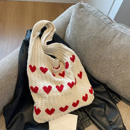 Sac à main Grande Capacité Rose Rouge Fantaisie