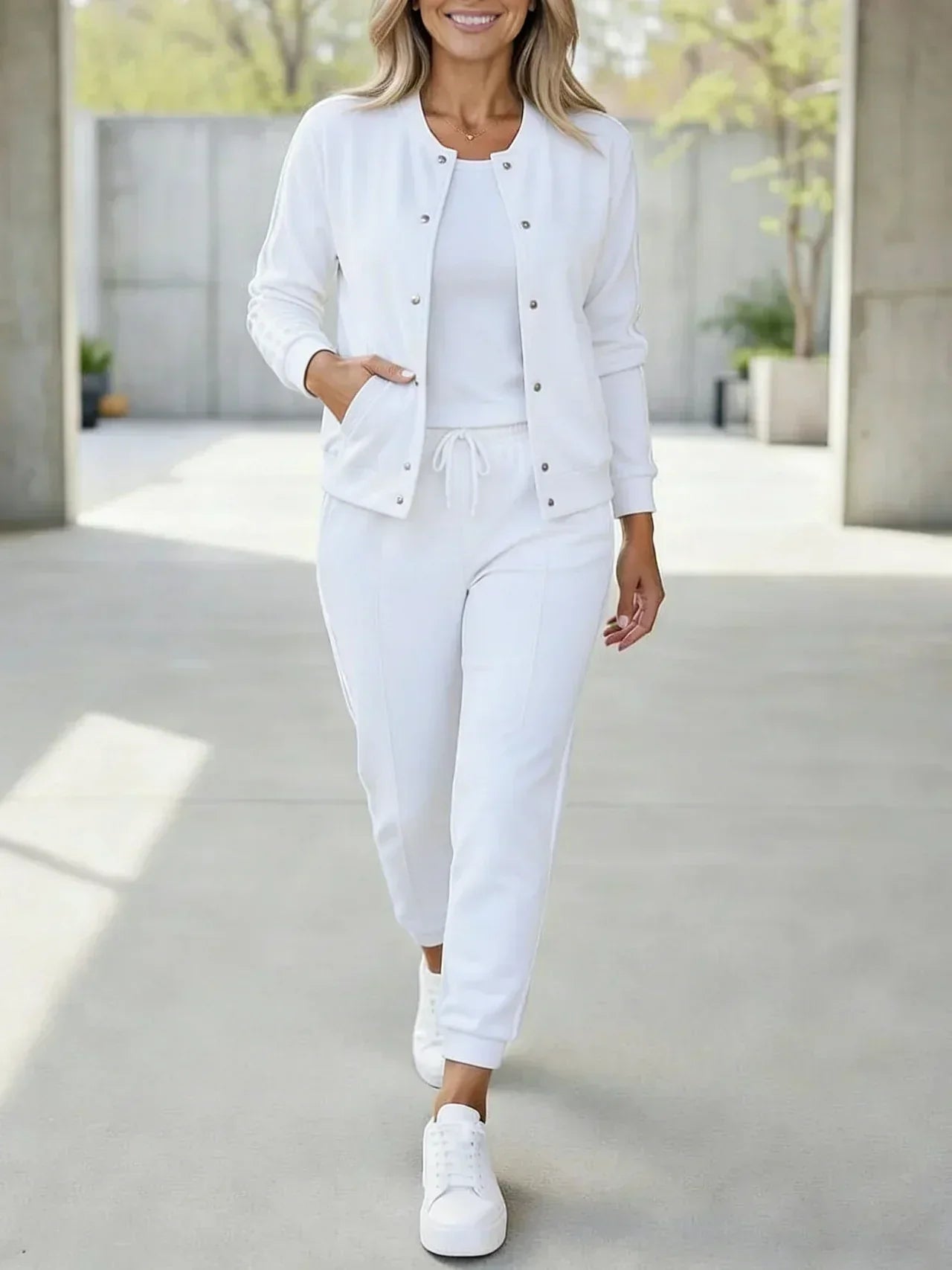 Ensemble Femme Sport Chic Confort Pantalon et Veste