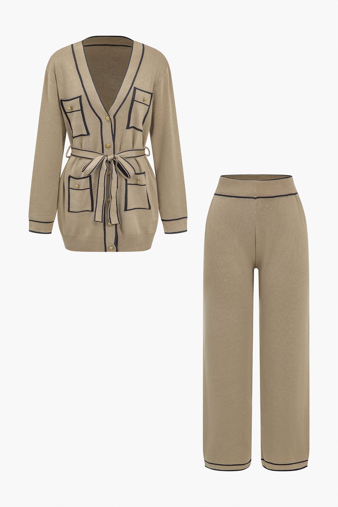 Cardigan et Pantalon Élégants pour Femme - BerlinGlamour