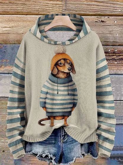Pull Capuche Femme Décontracté et Confortable