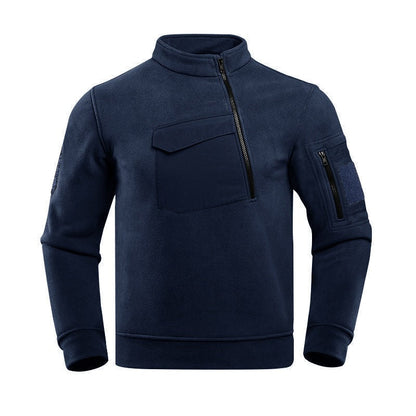 Veste Hiver Homme Polaire avec Poches Zippées