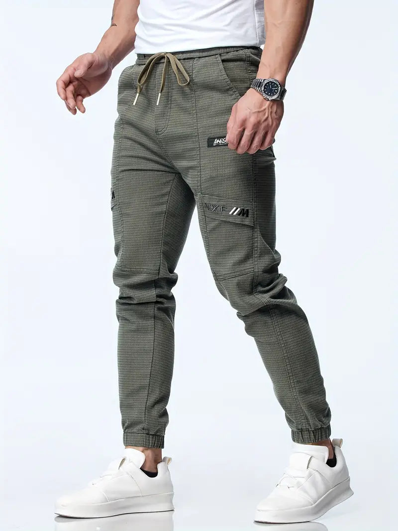 Pantalon Jogger Homme Élastique à Cordons - BerlinGlamour