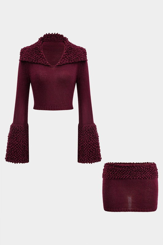 Pull Cardigan Femme Élégant avec Détails Texturés - BerlinGlamour
