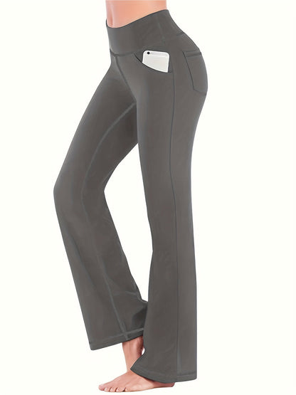 Pantalon Yoga Élargi Taille Haute Confortable