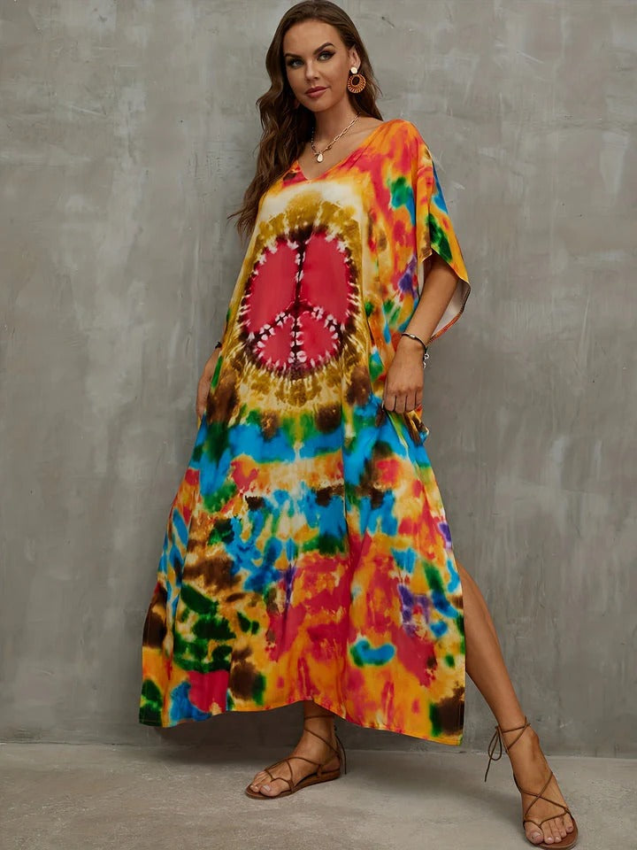 Robe de Plage Été Florale pour Femme - PanierRoyale
