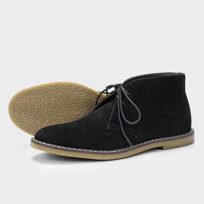 Bottes de randonnée homme style rétro en cuir