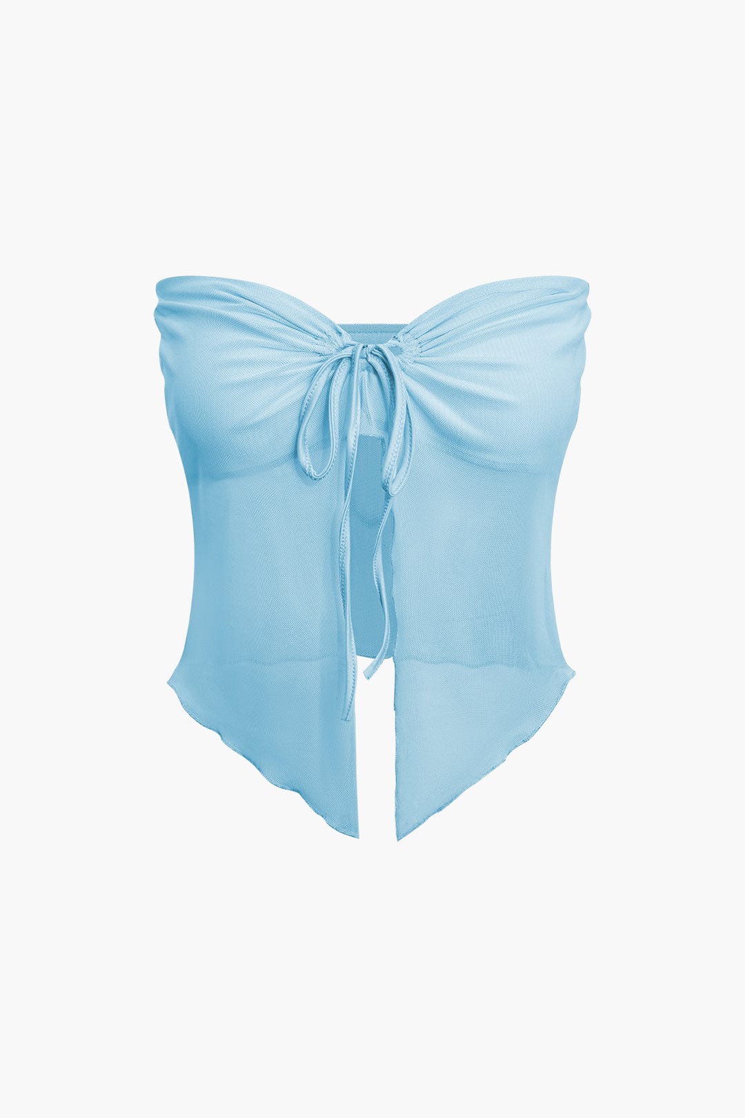Robe de Plage Ensemble Bandeau et Jupe Longue