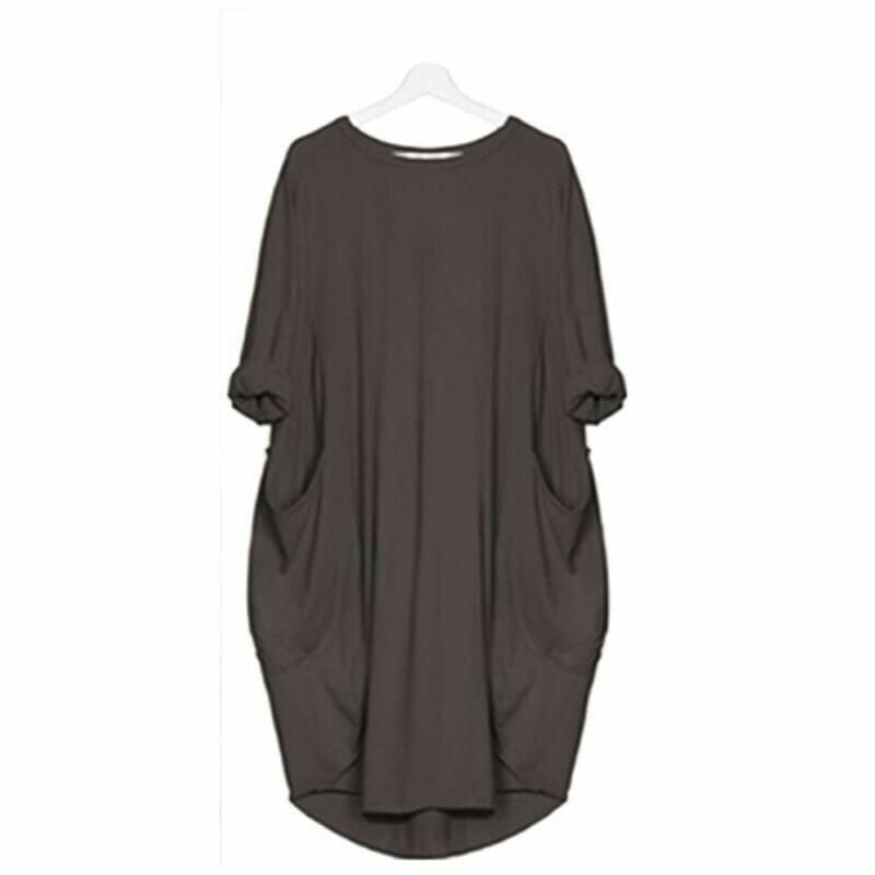 Robe Été Légère pour Femme - Col Rond et coupe Droite
