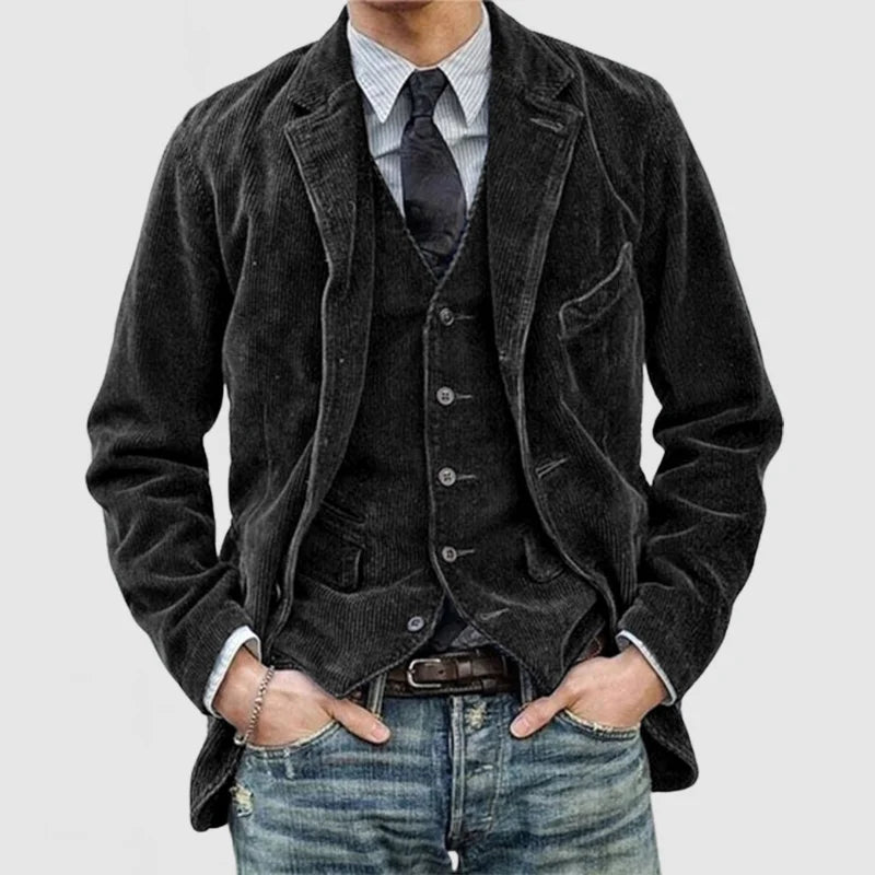 Blazer Homme Élégant mariage Noir Slim Fit - PanierRoyale