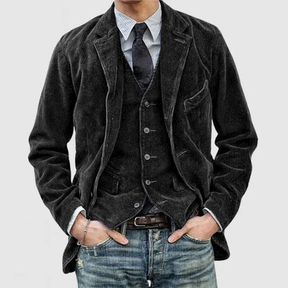 Blazer Homme Élégant mariage Noir Slim Fit - PanierRoyale