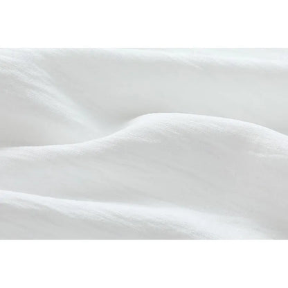 Robe longue Femme Coupe ample Col fendu Boutons décoratifs