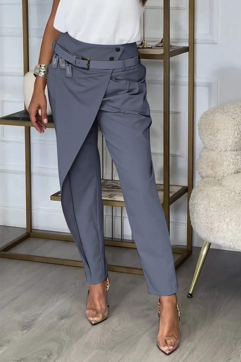 Pantalon Bureau Taille Élégante pour Femmes