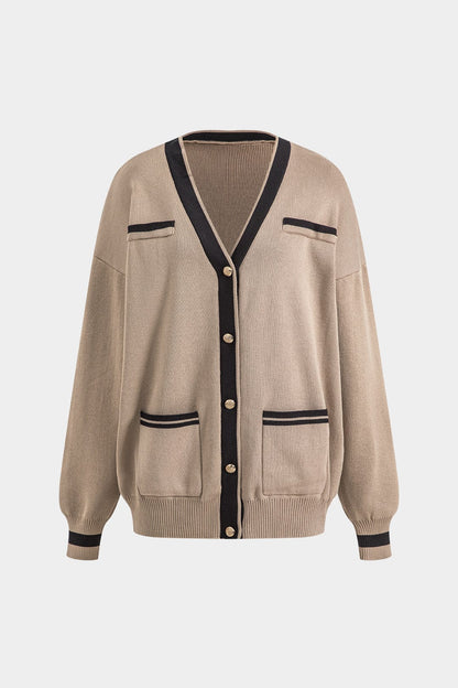 Cardigan et Jupe Ensemble Élégant pour Femme