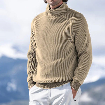 Pull à Col Roulé Chaud et Confortable pour Homme
