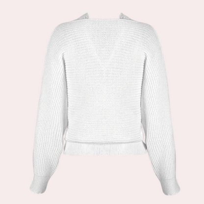 DARCY - Pull à Bretelles en Dentelle Polyvalent pour Femmes