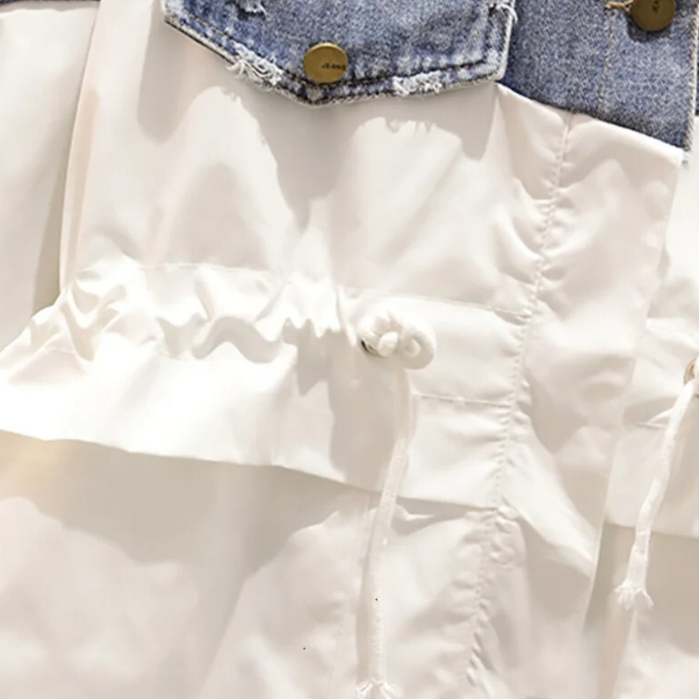 Veste en Jean Cordon à la Mode - vue 4