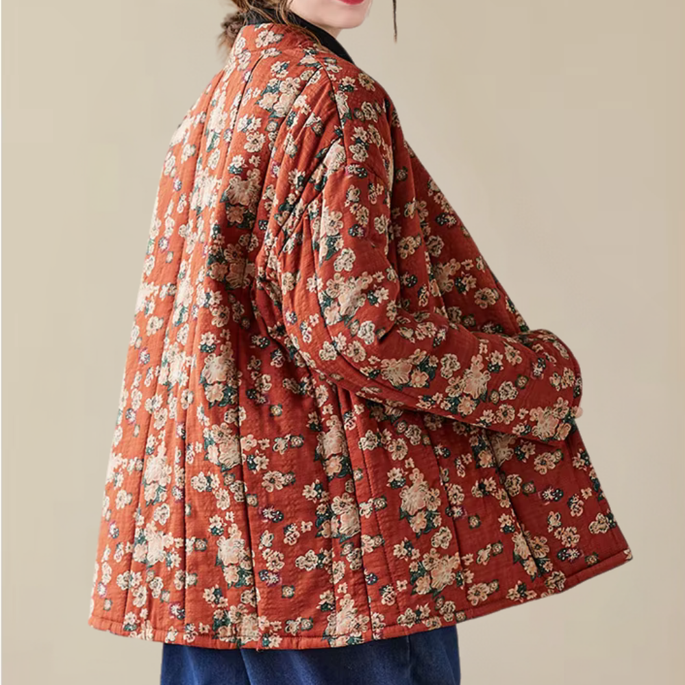 KATHERINE - Veste à Motifs Floraux pour Femmes