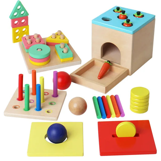 Jeu Éducatif Bois pour Enfants - PanierRoyale