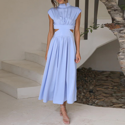 Robe Longue Élégante en Jersey Confortable pour Femme