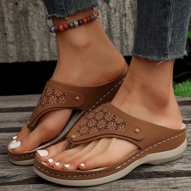 Sandales de loisirs confortables pour femme