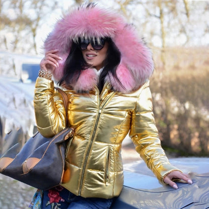 Veste Hiver Élégante avec Capuche