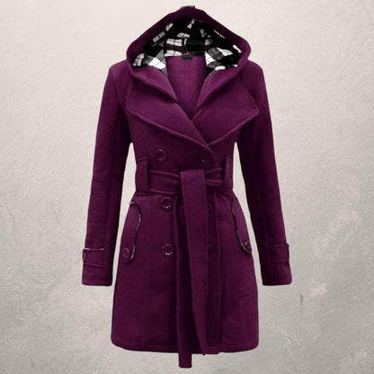 Manteau Chic à Capuche Élégant
