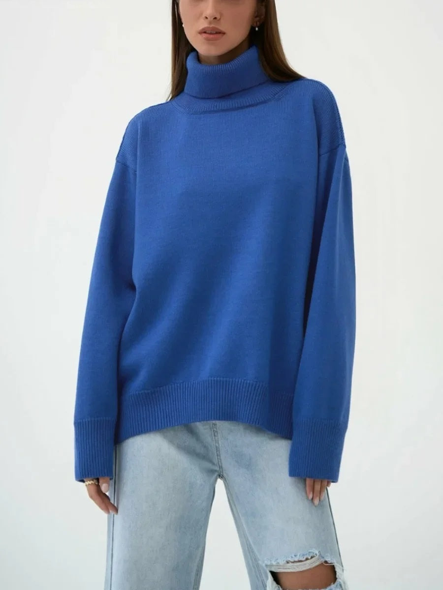 Pull Col Roulé Féminin