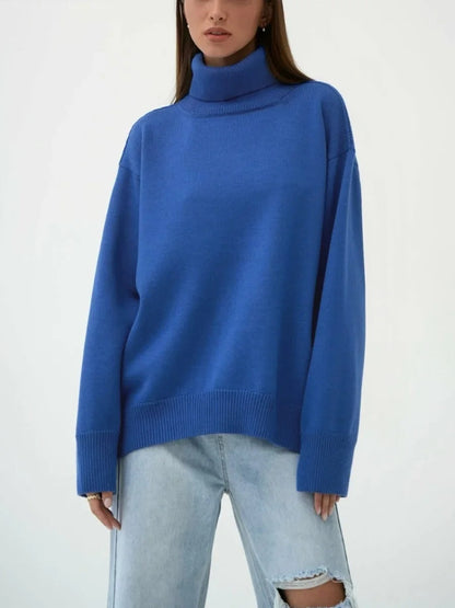 Pull Col Roulé Féminin