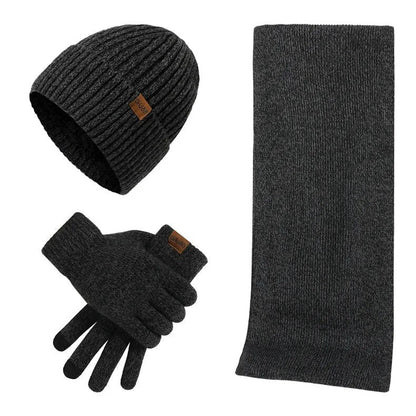 Tenue Hiver Chaud : Bonnet, Écharpe et Gants en Polaire