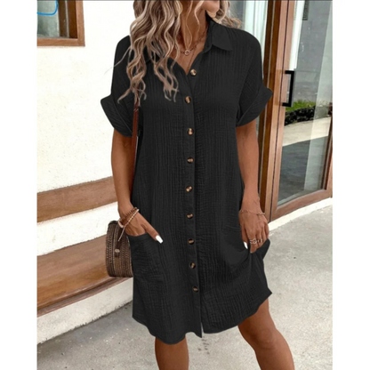 Robe Chemisier Féminin Élégant