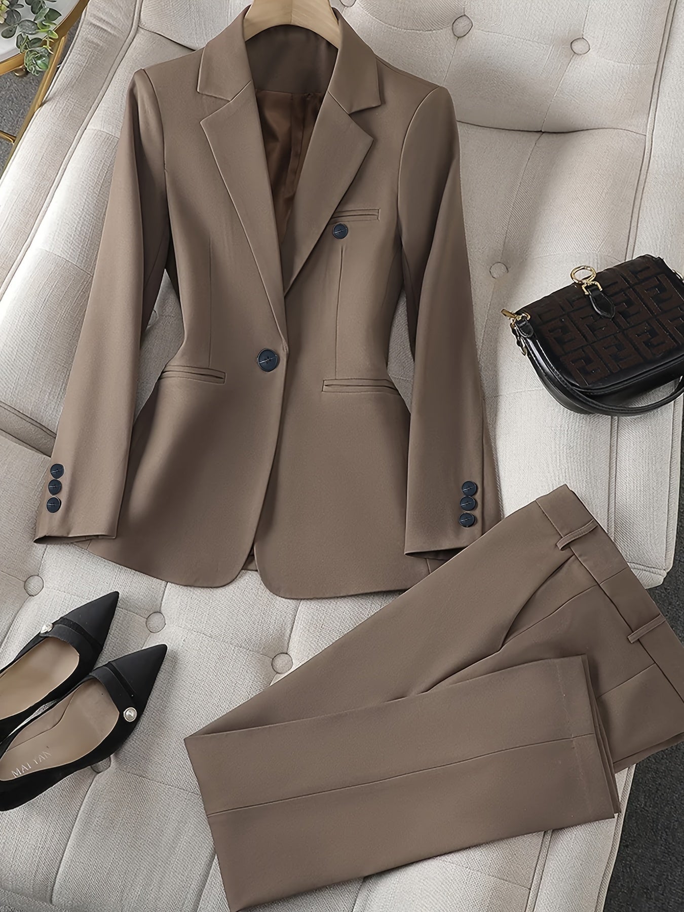 Costume Femme Marine Élégant 2 Pièces